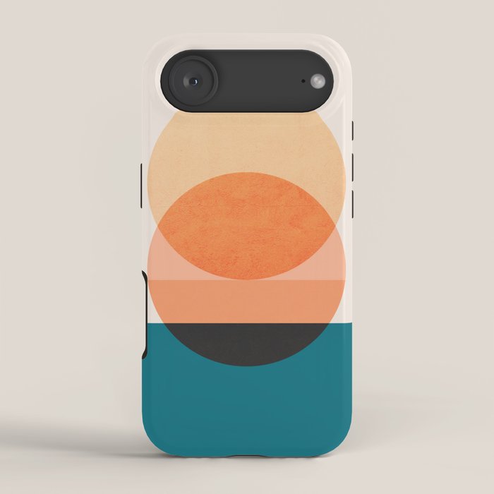 Abstraction_NEW_SUNSET_OCEAN_WAVE_POP_ART_Minimalism_0022D iPhone Case Gallery Image 2