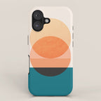 Abstraction_NEW_SUNSET_OCEAN_WAVE_POP_ART_Minimalism_0022D iPhone Case Gallery Image 1