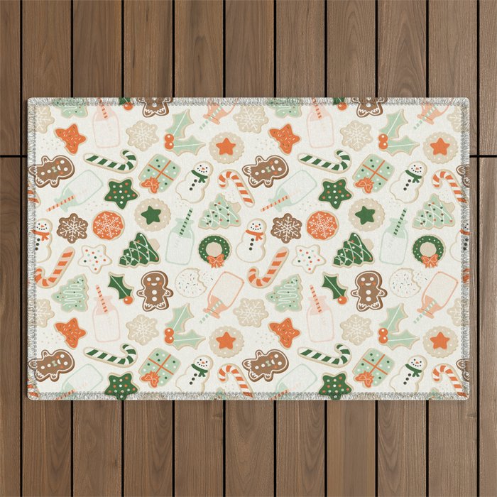 Christmas Cookies Outdoor Rug Gallery Image 1
