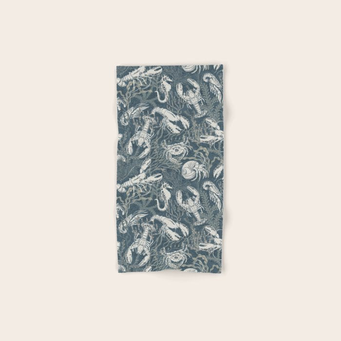 Lobster and friends Bath Towel Gallery Image 1