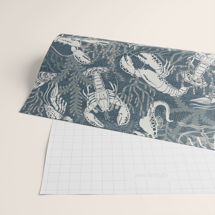Lobster and friends Wrapping Paper Gallery Image 2