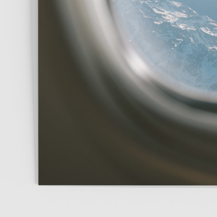 Plane window view | French alps Travel Photography Poster Gallery Image 3