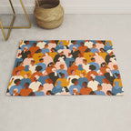 Diverse group of stylish people standing together. Rug Gallery Image 1