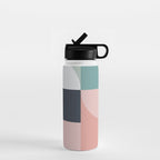 Abstract Geometric 06 Water Bottle Gallery Image 1