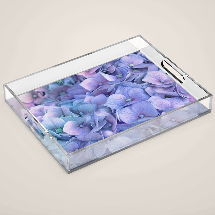 Hydrangea Acrylic Tray Gallery Image 1