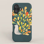 Watercolor Peacock iPhone Case Gallery Image 1