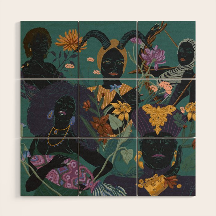 The Queens Court  Wood Wall Art Gallery Image 1