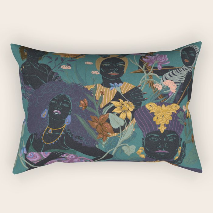 The Queens Court  Rectangular Pillow Gallery Image 2