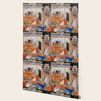 -India, Mughal, Reign of Akbar, 16th century - Page from Tales of a Parrot (Tuti-nama)- Eighth night- The deceitful wife a - 1962 Wallpaper Gallery Image 2