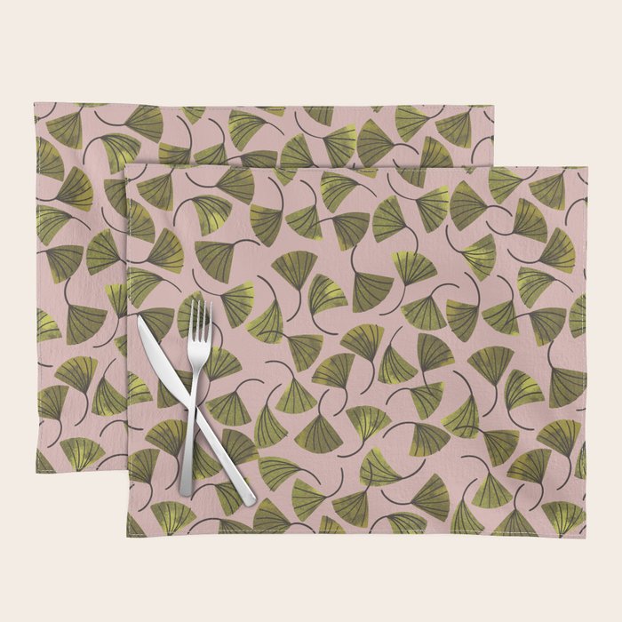 Ginkgo Leaves Placemat Gallery Image 1