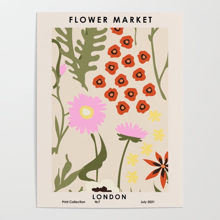 Flower Market. London Poster Gallery Image 4