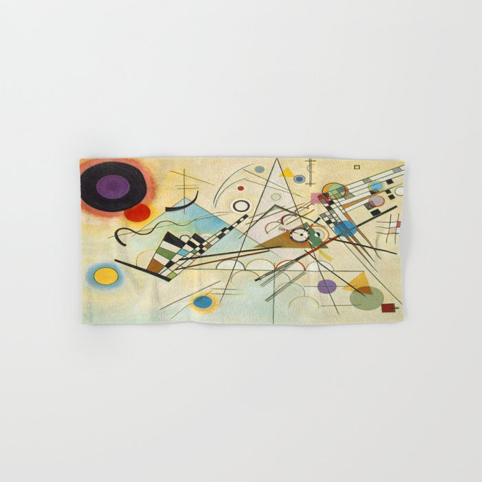Wassily Kandinsky Composition 8 Bath Towel Gallery Image 1