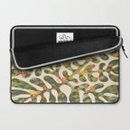 Matisse Inspired Colorful Abstract Leaves with Flowers Laptop Sleeve Gallery Image 2