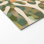 Matisse Inspired Colorful Abstract Leaves with Flowers Welcome Mat Gallery Image 2