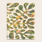 Matisse Inspired Colorful Abstract Leaves with Flowers Notebook Gallery Image 4