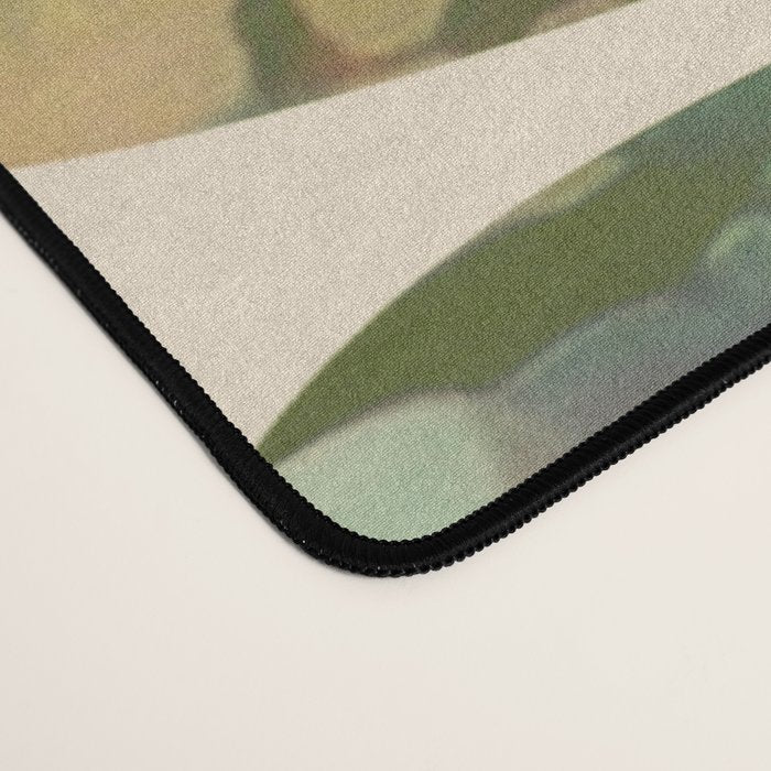 Matisse Inspired Colorful Abstract Leaves with Flowers Desk Mat Gallery Image 4