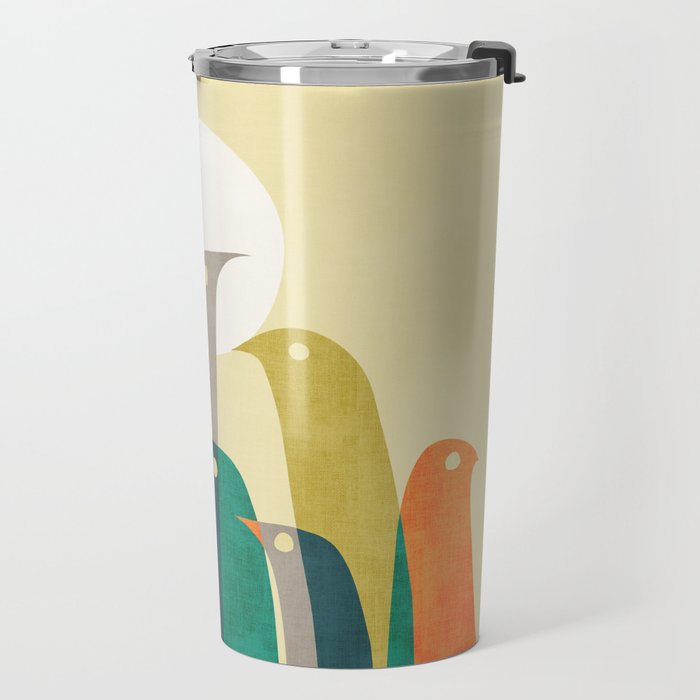 Wild birds at the beach Travel Mug Gallery Image 2
