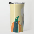 Wild birds at the beach Travel Mug Gallery Image 3