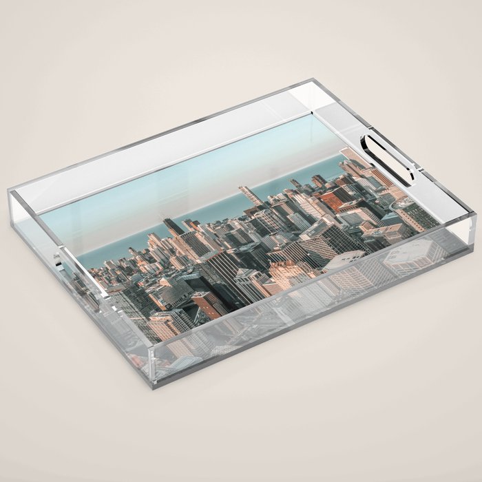 Chicago Skyscrapers Acrylic Tray Gallery Image 1