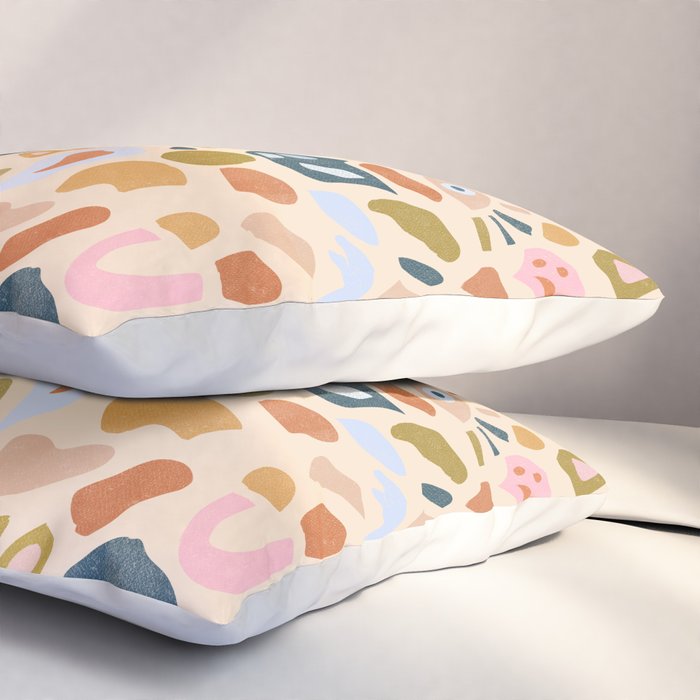 Abstract Paper Cuts Pillow Sham Gallery Image 3