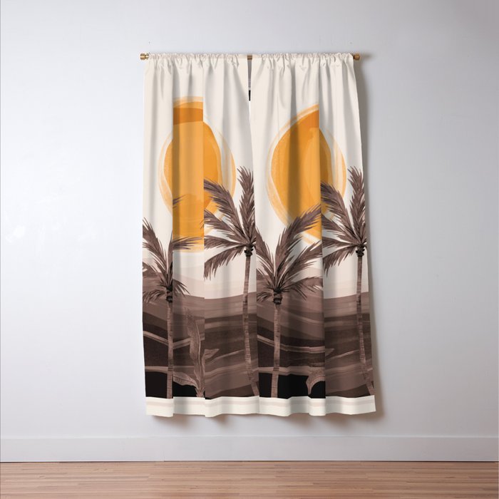 Sunset 2 Window Curtain Gallery Image 3