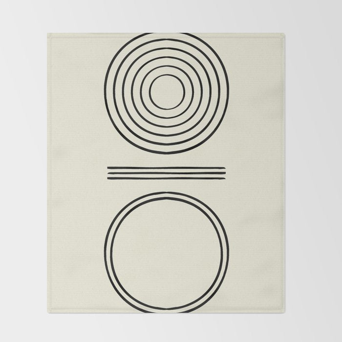 Life Balace II Throw Blanket Gallery Image 2
