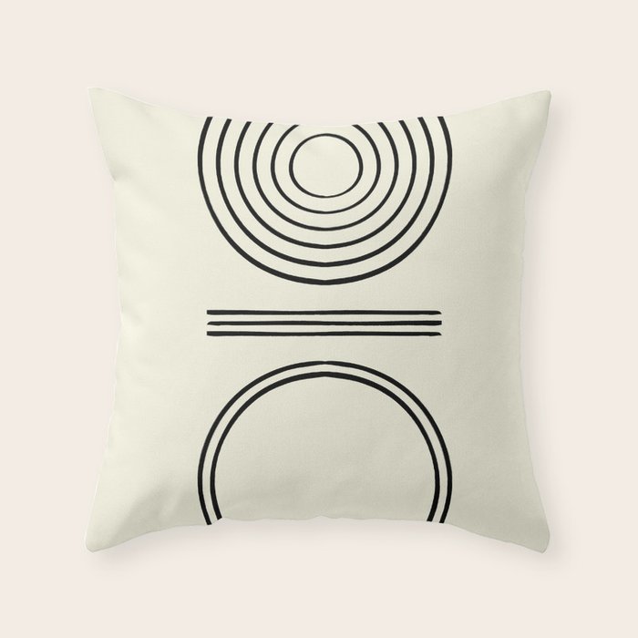 Life Balace II Throw Pillow Gallery Image 1