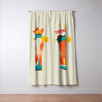 Yeehaw! Bright Cowboy Boots Window Curtain Gallery Image 3
