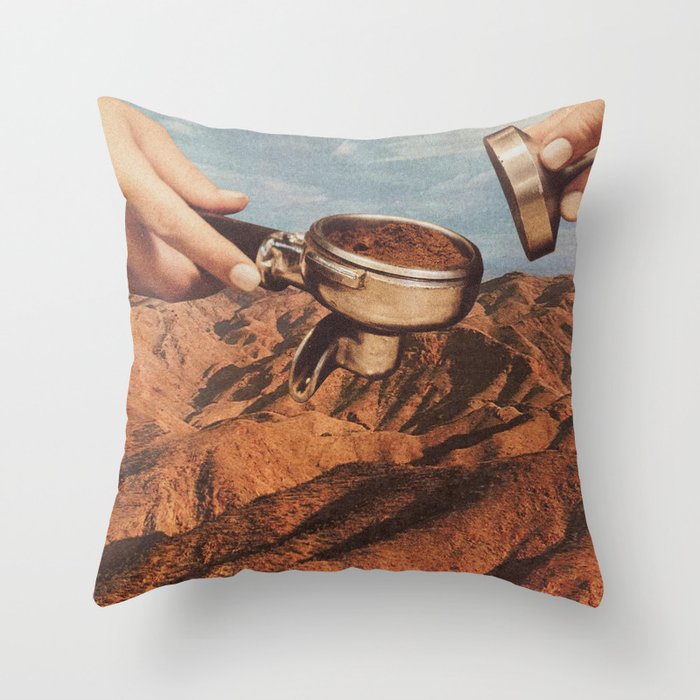 Barista Coffee County II Throw Pillow Gallery Image 6