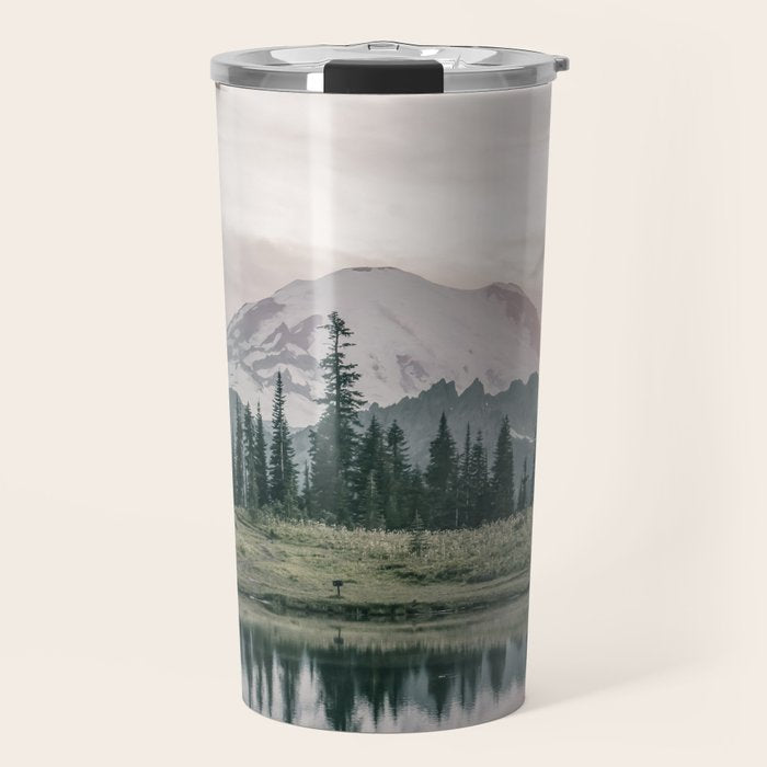 Mount Rainier Washington Travel Mug Gallery Image 1