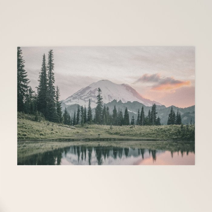 Mount Rainier Washington Welcome Mat Gallery Image 1
