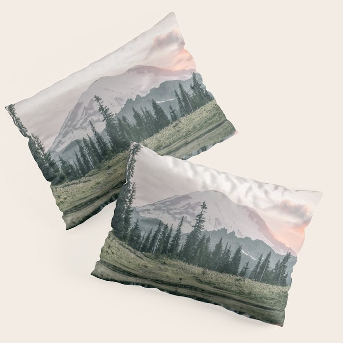 Mount Rainier Washington Pillow Sham Gallery Image 3