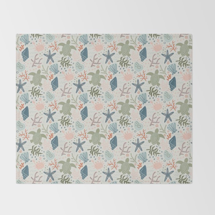 Day at the Beach Throw Blanket Gallery Image 2