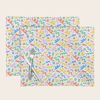 Fun colorful doodle art pattern Placemat Gallery Image 1