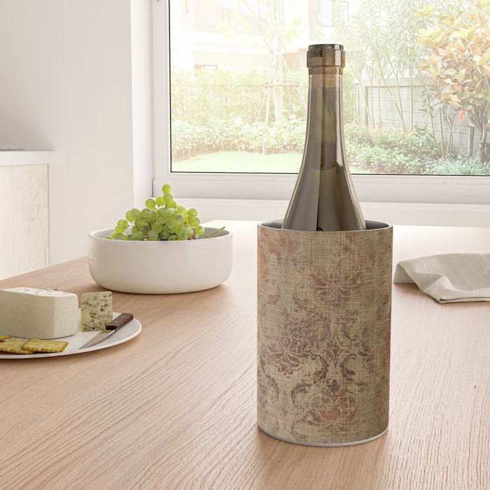 Aged Damask Texture 1 Wine Chiller Gallery Image 4