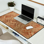 Aged Damask Texture 1 Desk Mat Gallery Image 2