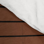 Minimal Arch XLII Brick Red Modern Geometric Lines Comforter Gallery Image 4