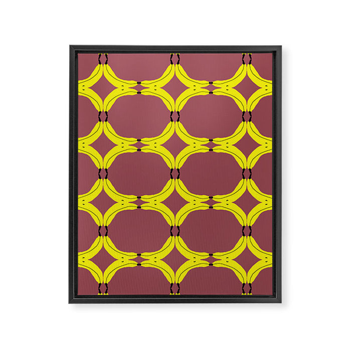 Banana Ritual Framed Canvas Print Gallery Image 1