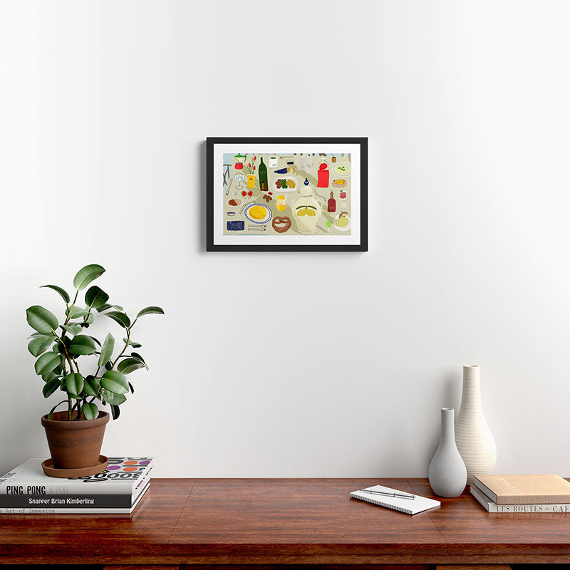 Bites and Borders Framed Art Print Gallery Image 2