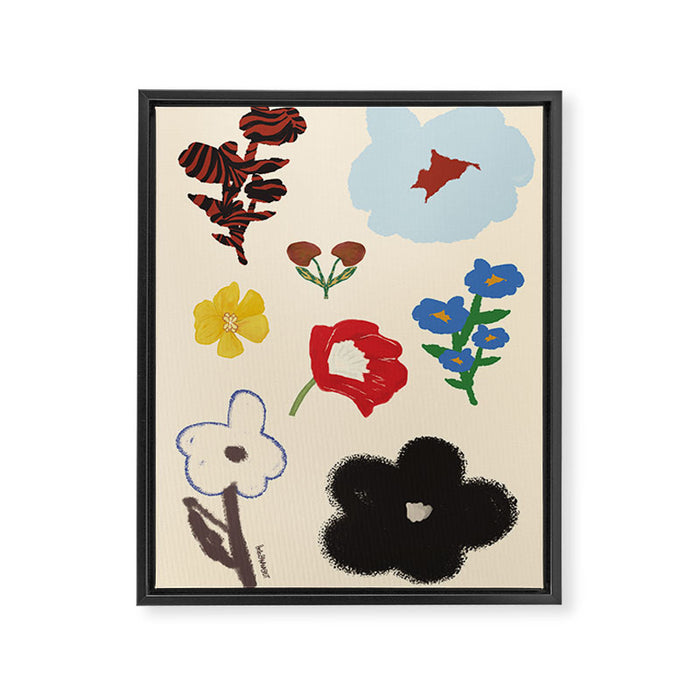 Fancy Garden Framed Canvas Print Gallery Image 1