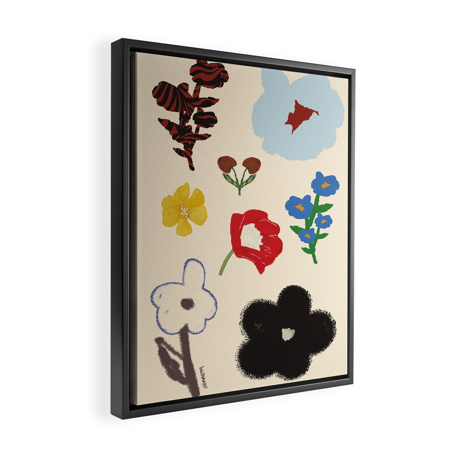 Fancy Garden Framed Canvas Print Gallery Image 2