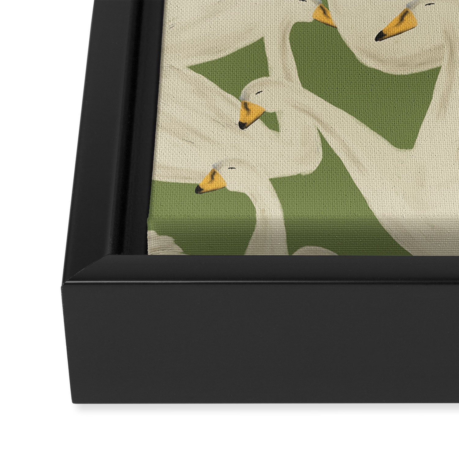 Flight of Swans Framed Canvas Print Gallery Image 3