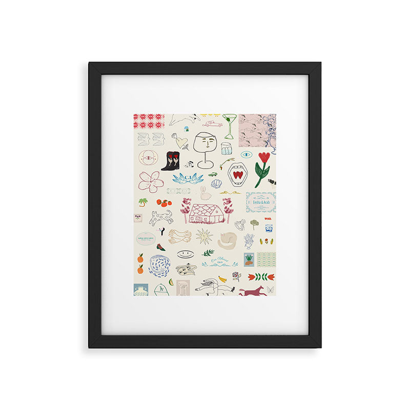 LONG STORY Framed Art Print Gallery Image 5