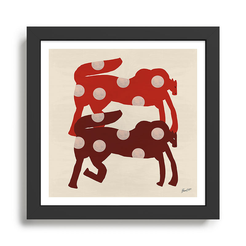 Moon Marks Framed Art Print Gallery Image 1