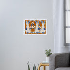Rabbits Bloom Art Print Gallery Image 3