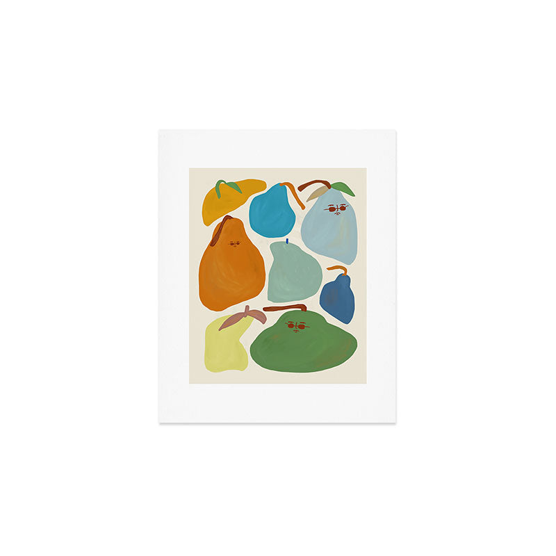 Red Hot Chili Pears Art Print Gallery Image 1