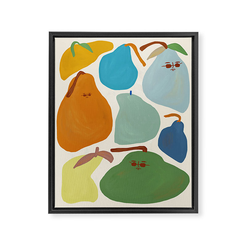 Red Hot Chili Pears Framed Canvas Print Gallery Image 6