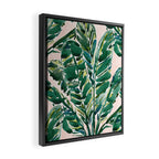 BIG FEELINGS Banana Leaf Tropical Framed Canvas Print Gallery Image 2