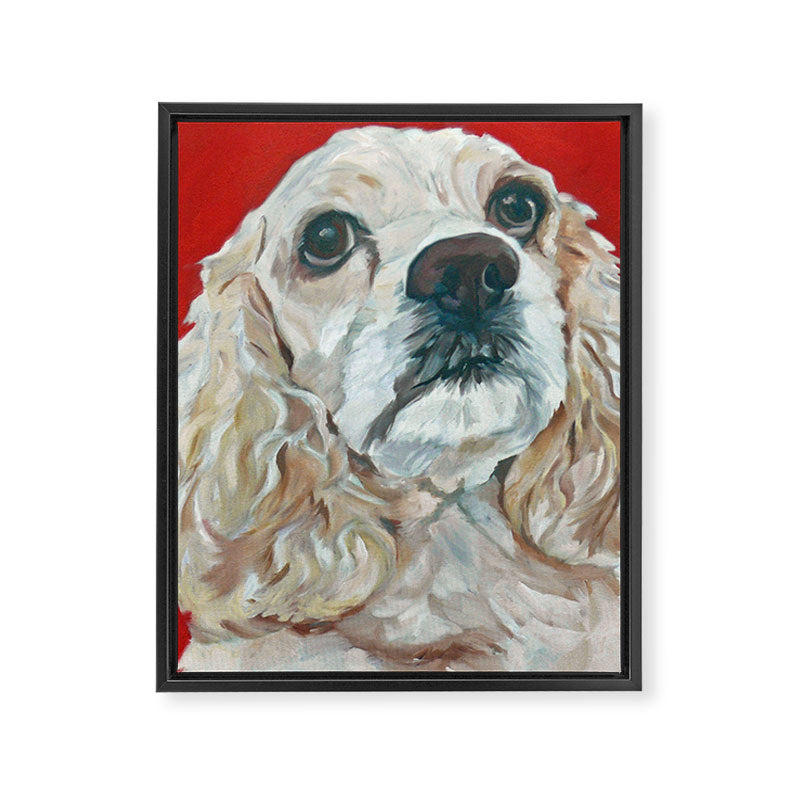 Cocker Spaniel Dog Painting Framed Canvas Print Gallery Image 8