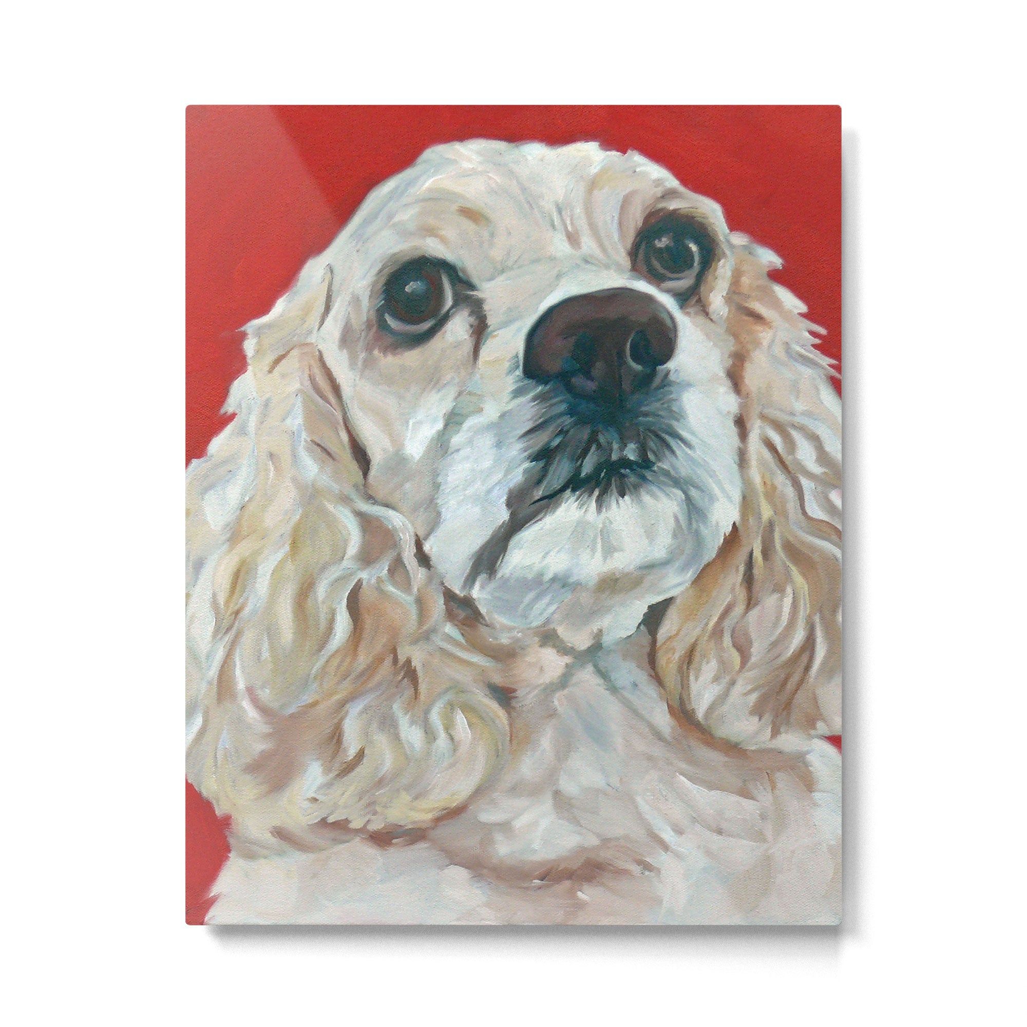 Cocker Spaniel Dog Painting Metal Print Gallery Image 6